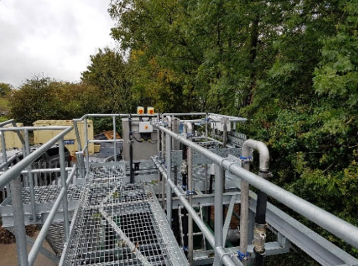 Image shows the Longford Methane Stripping installation.
