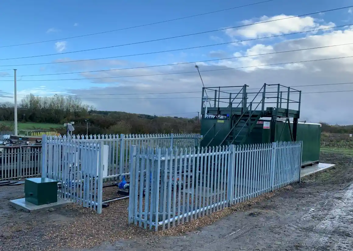 Sutton Wick - Pump Electrification Project- General View of the Site.
