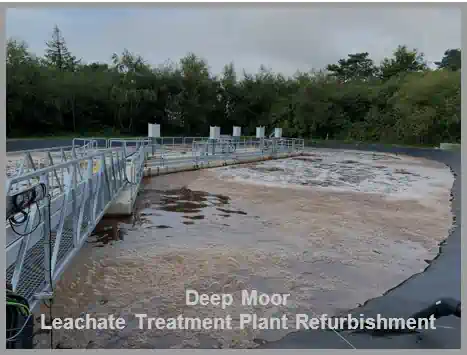 Harewood Whin LTP Refurbishment Works: Aeration Lagoon